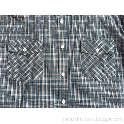 Short Sleeve Shirt For Brown Color